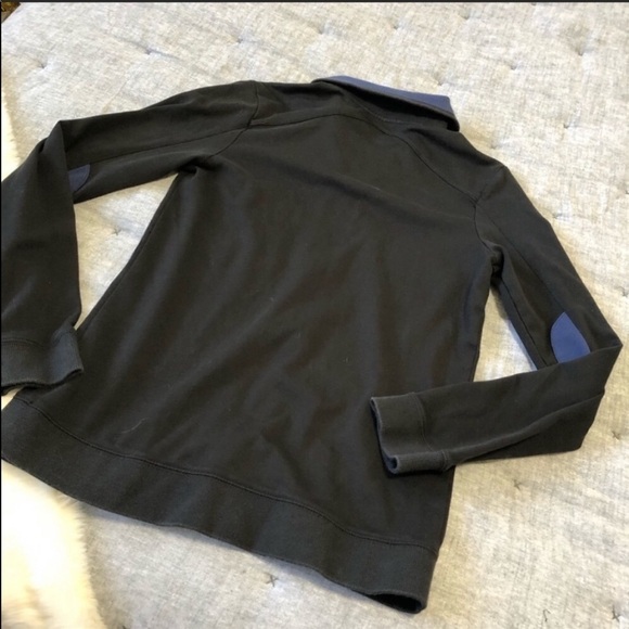 G- star raw women’s ‘96 zip jacket size medium blue & black full zip jersey knit - Picture 3 of 7